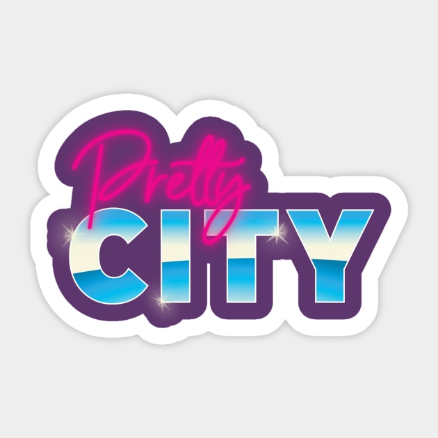 Pretty City Sticker by gocomedyimprov